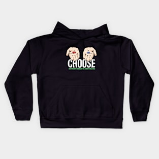 Matrix Hands Choose Funny Art Kids Hoodie